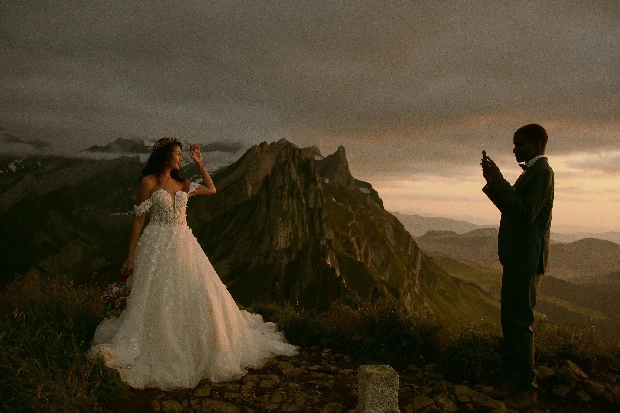 Hochzeitsfotograf Berghochzeit Schweiz