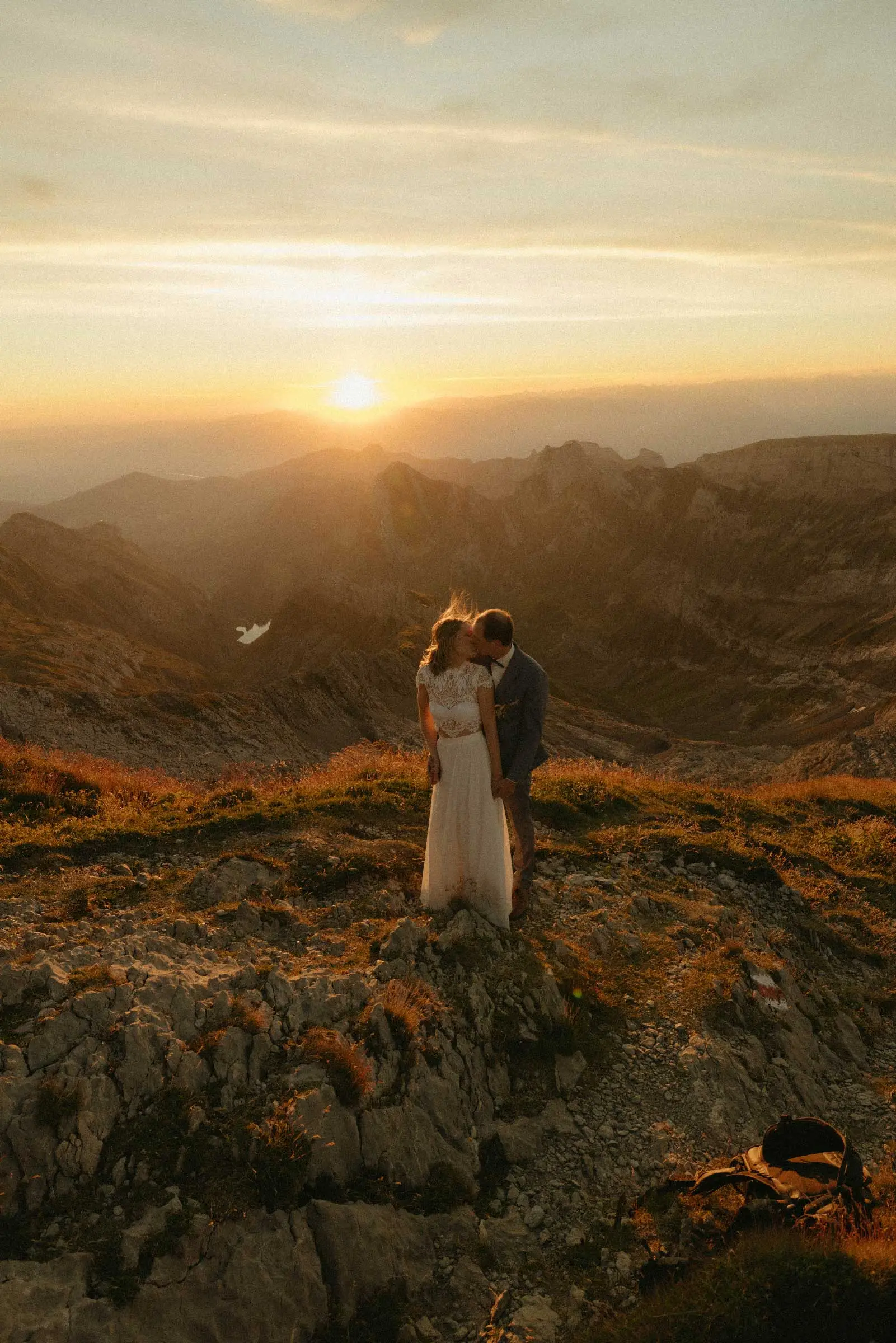 Hochzeitsfotograf Schweiz Berghochzeit