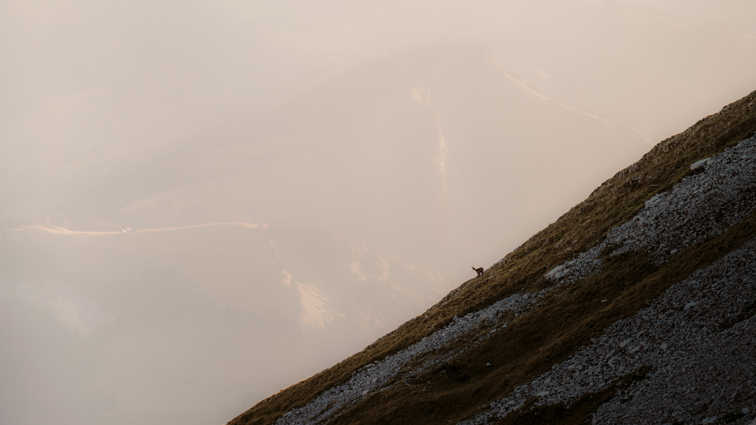 Saentis Gams Abendlicht