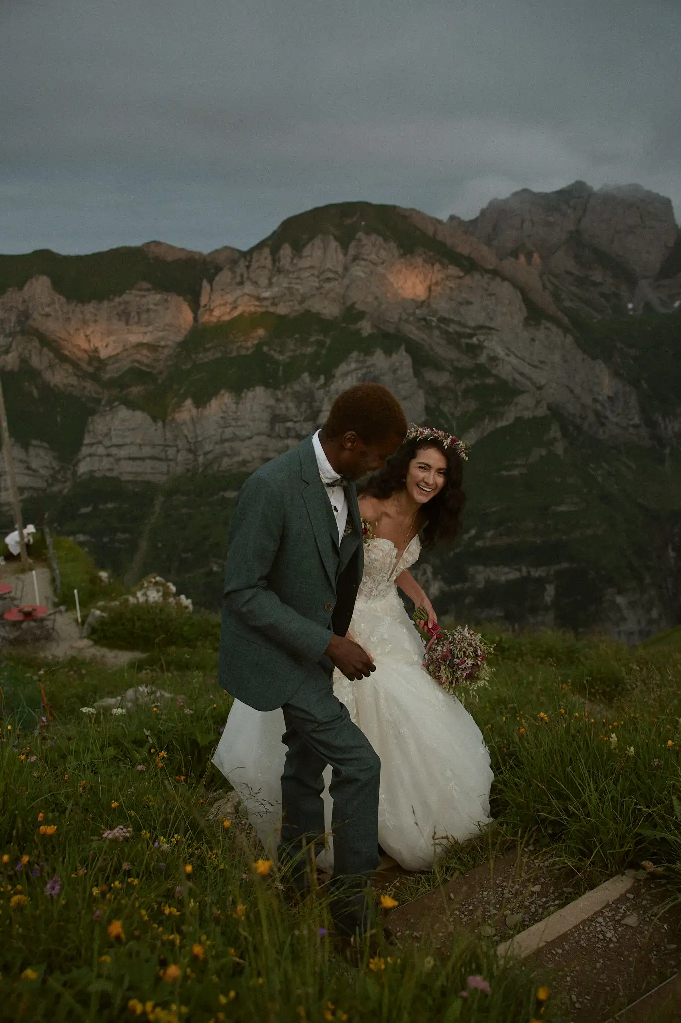 swiss alps wedding