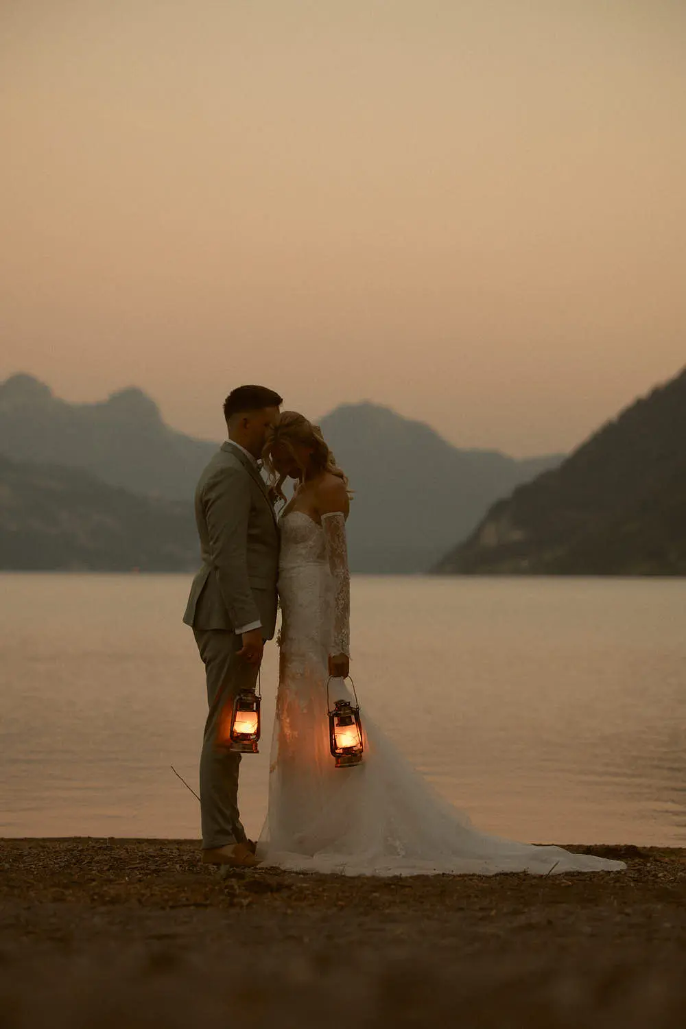 wedding photographer switzerland lake